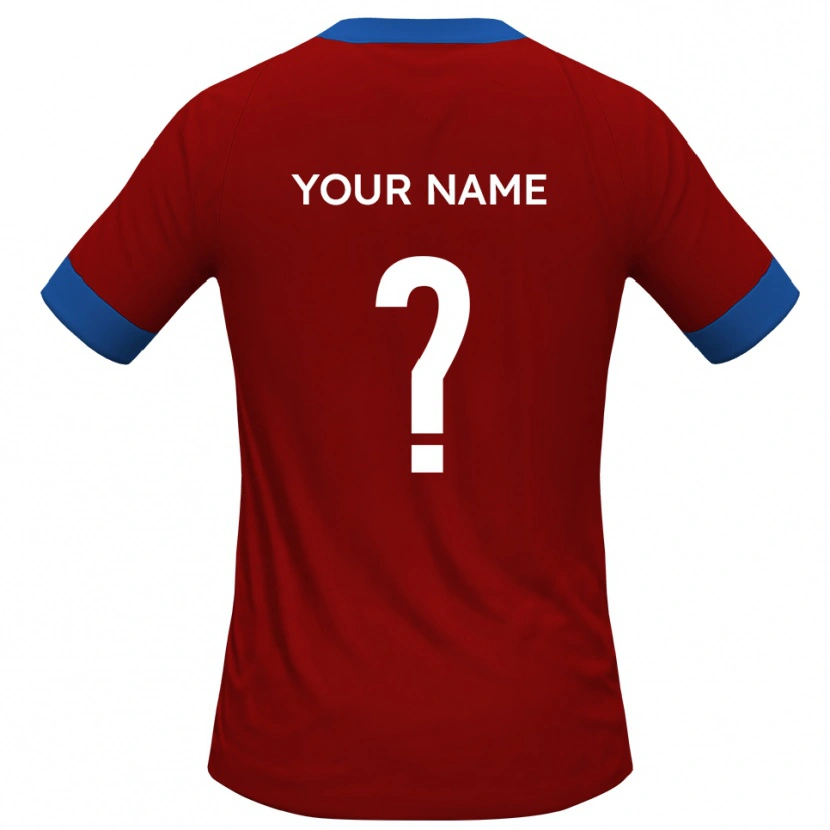 Danxen Herren Ihren Namen #0 Rot Blau Heimtrikot Trikot 2025/26 T-Shirt Schweiz