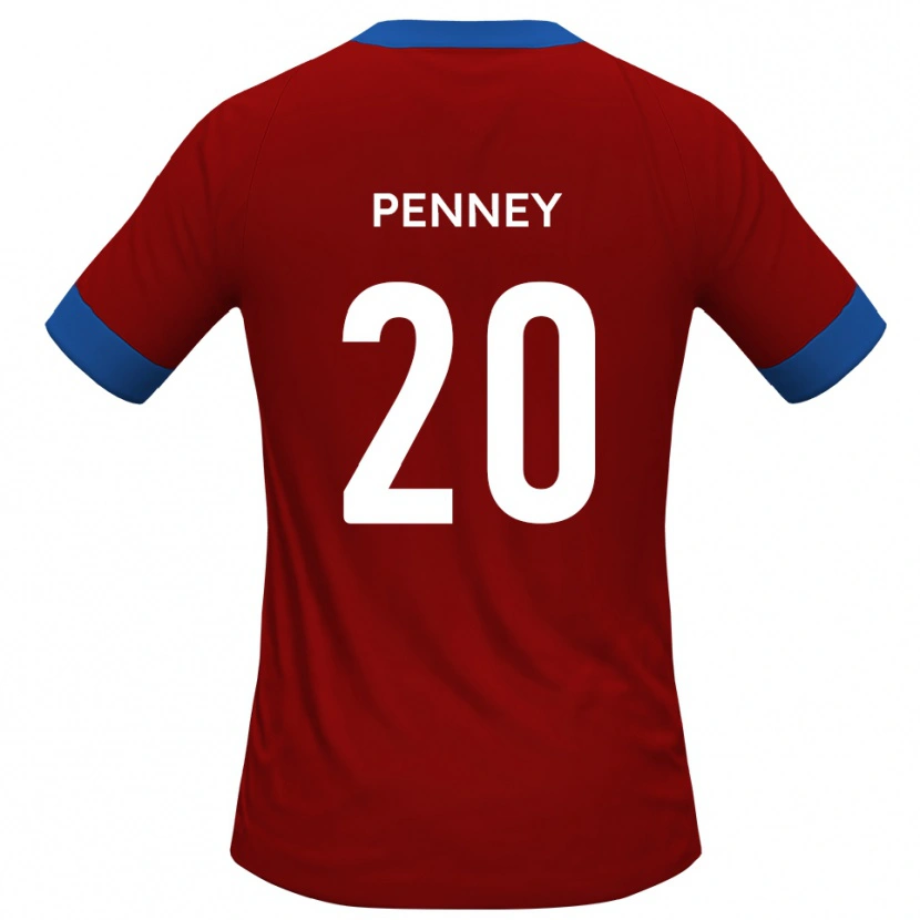 Danxen Herren Matt Penney #20 Rot Blau Heimtrikot Trikot 2025/26 T-Shirt Schweiz