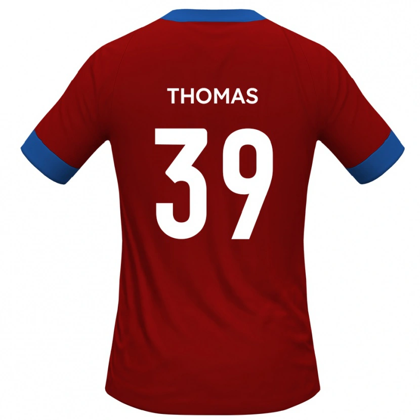 Danxen Herren Kwame Thomas #39 Rot Blau Heimtrikot Trikot 2025/26 T-Shirt Schweiz