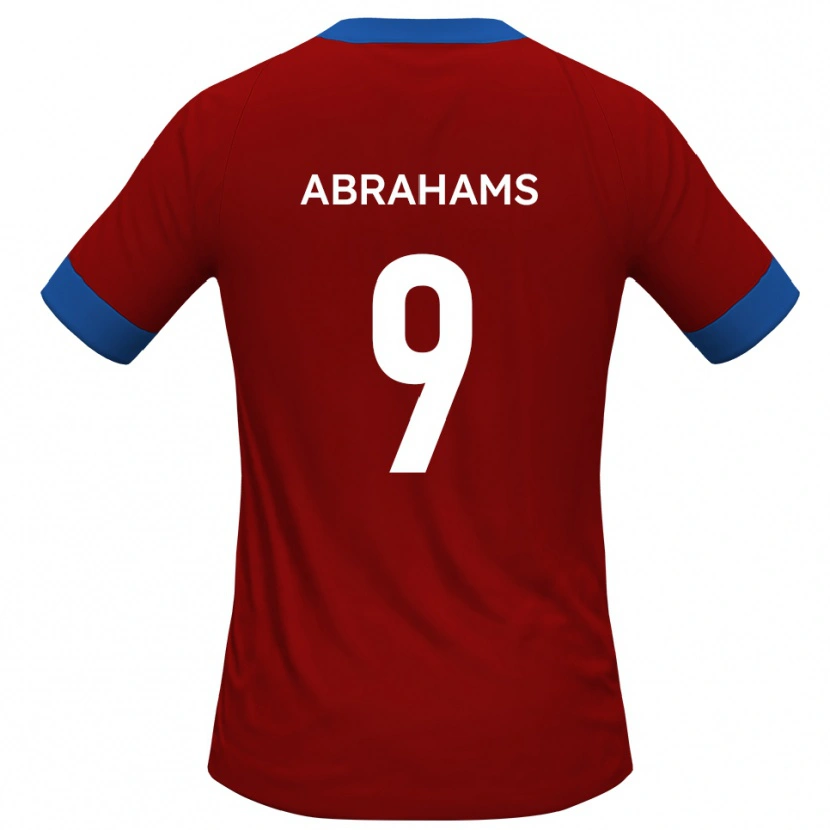 Danxen Herren Tristan Abrahams #9 Rot Blau Heimtrikot Trikot 2025/26 T-Shirt Schweiz