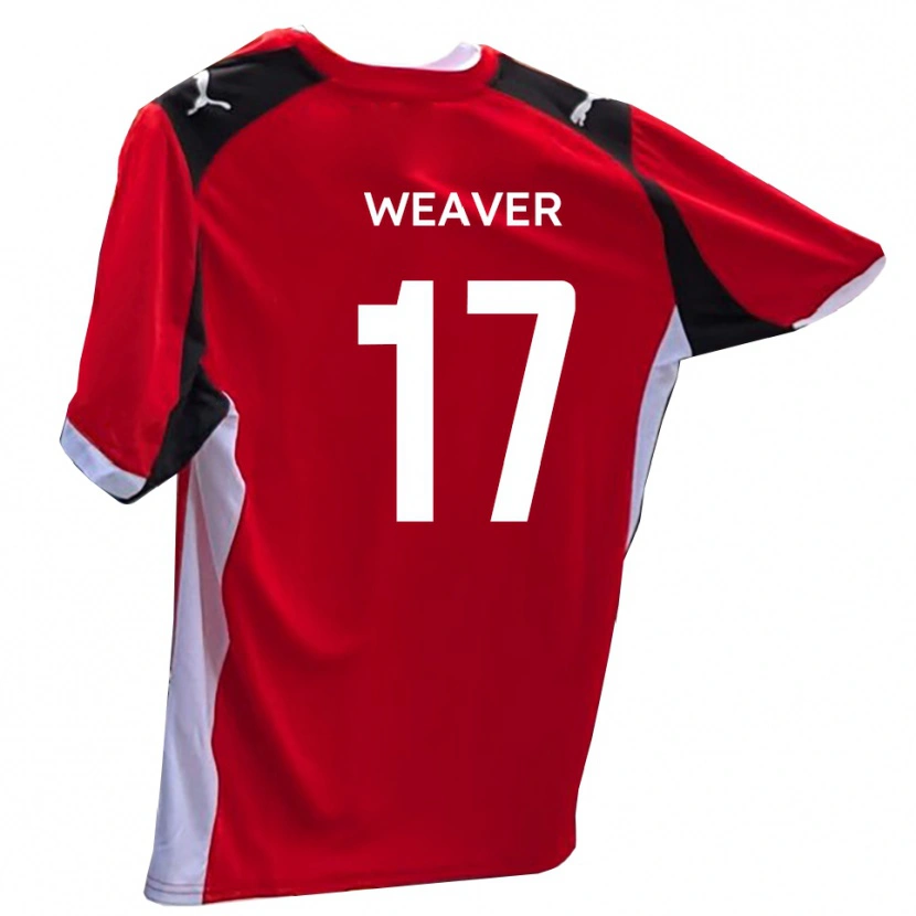 Danxen Herren Lucas Weaver #17 Rot Weiß Heimtrikot Trikot 2025/26 T-Shirt Schweiz