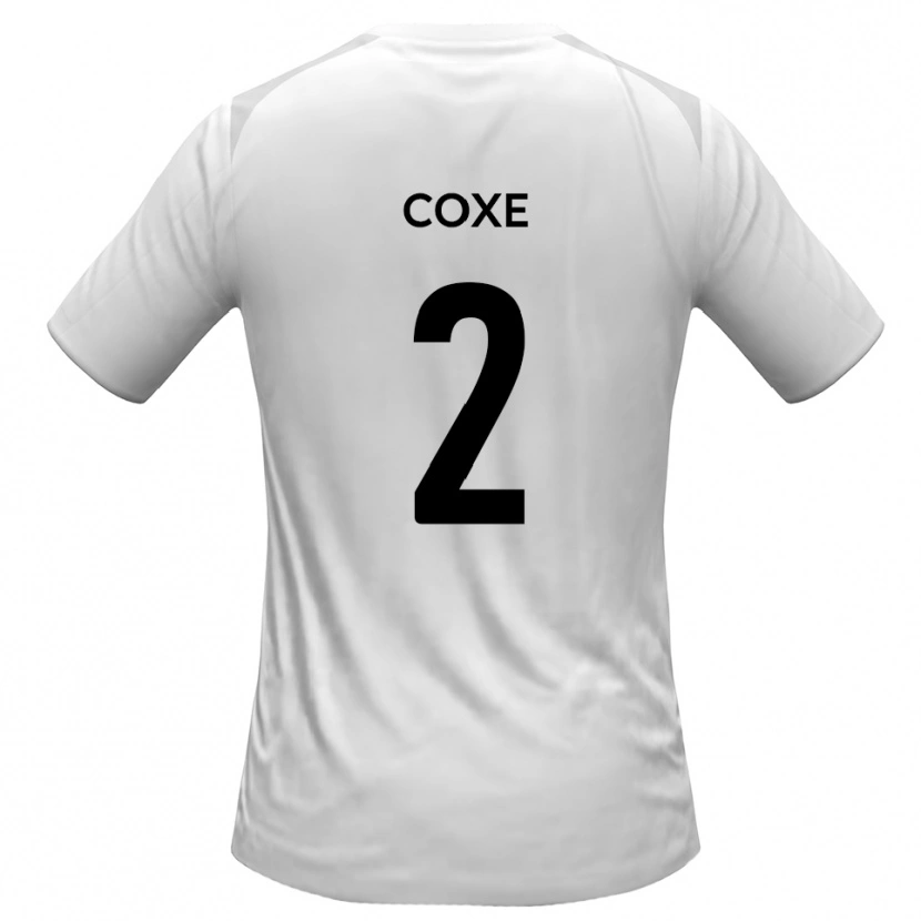 Danxen Herren Cameron Coxe #2 Weiß Grau Heimtrikot Trikot 2025/26 T-Shirt Schweiz