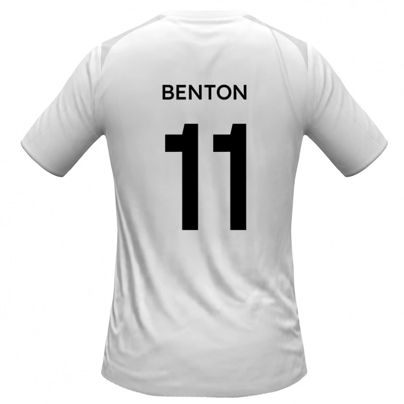 Danxen Herren Jon Benton #11 Weiß Grau Heimtrikot Trikot 2025/26 T-Shirt Schweiz