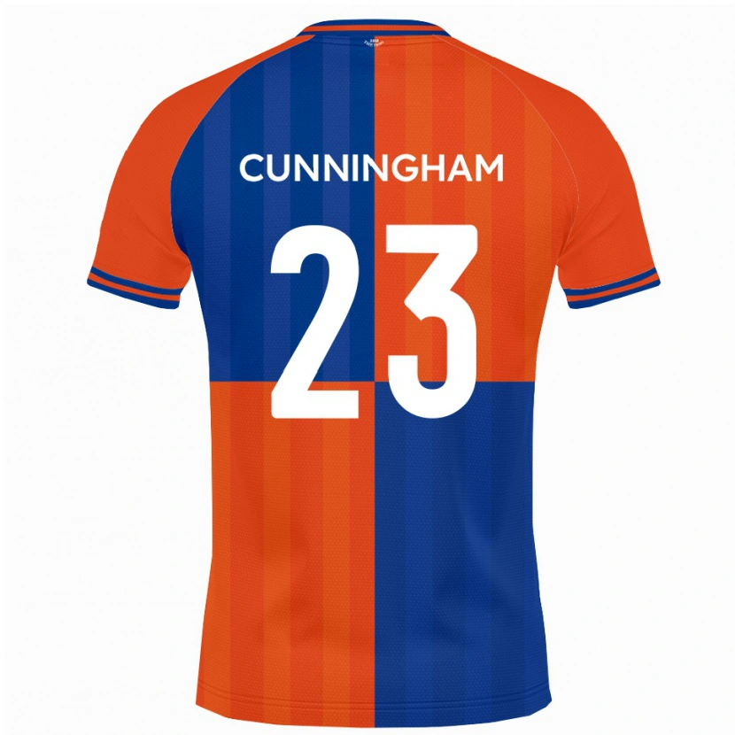 Danxen Herren Elliott Cunningham #23 Orange Königsblau Heimtrikot Trikot 2025/26 T-Shirt Schweiz