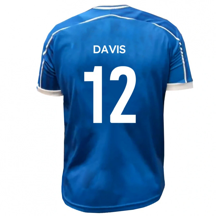 Danxen Herren Sonnie Davis #12 Blau Weiß Heimtrikot Trikot 2025/26 T-Shirt Schweiz