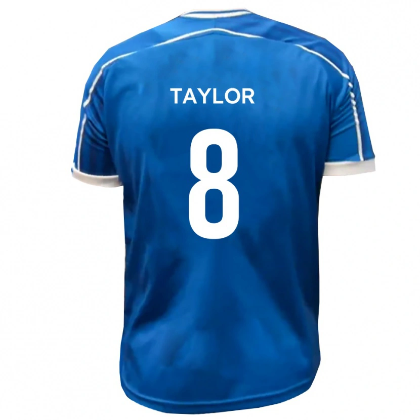 Danxen Herren Jake Taylor #8 Blau Weiß Heimtrikot Trikot 2025/26 T-Shirt Schweiz
