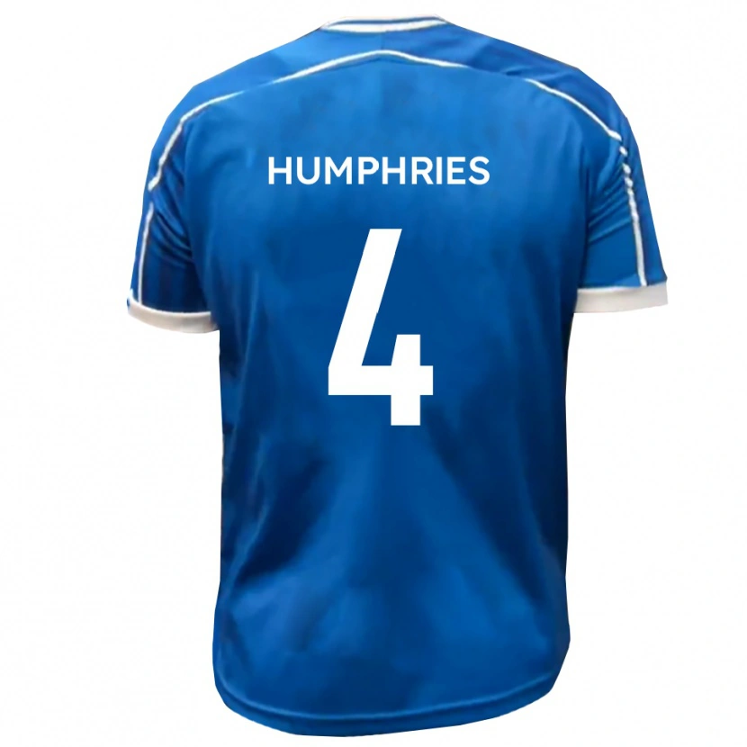 Danxen Herren Lloyd Humphries #4 Blau Weiß Heimtrikot Trikot 2025/26 T-Shirt Schweiz