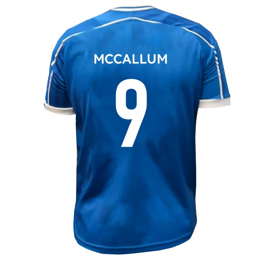 Danxen Herren Paul Mccallum #9 Blau Weiß Heimtrikot Trikot 2025/26 T-Shirt Schweiz