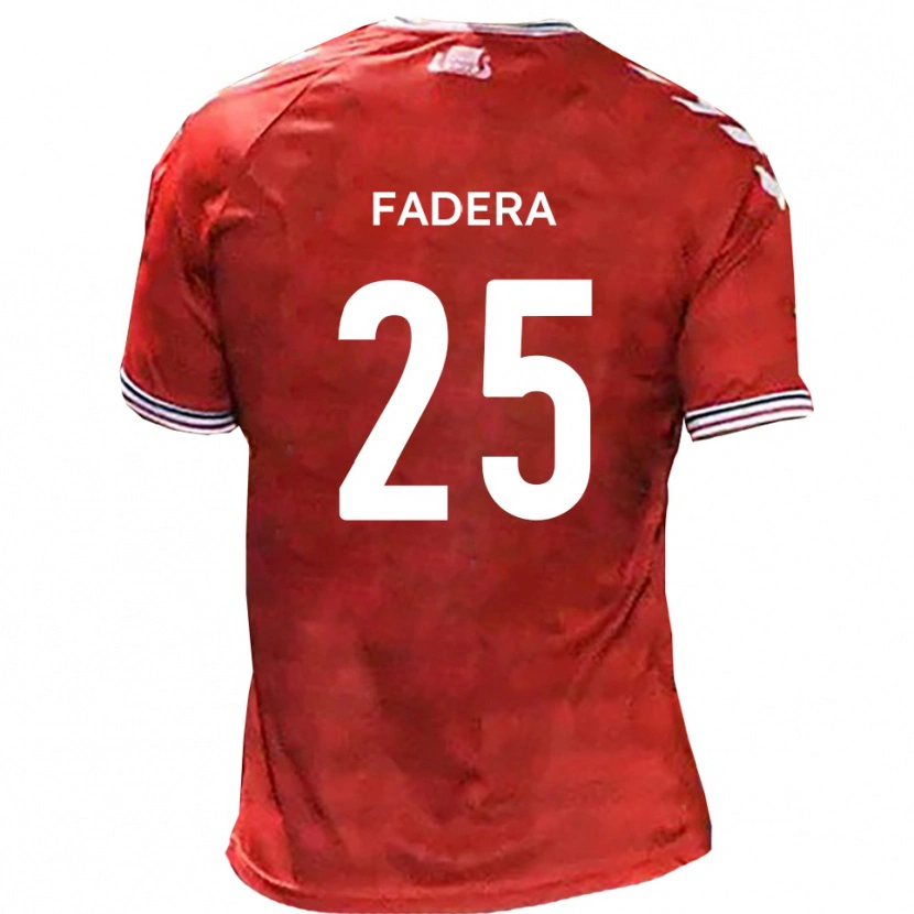 Danxen Herren Mo Fadera #25 Rot Weiß Heimtrikot Trikot 2025/26 T-Shirt Schweiz
