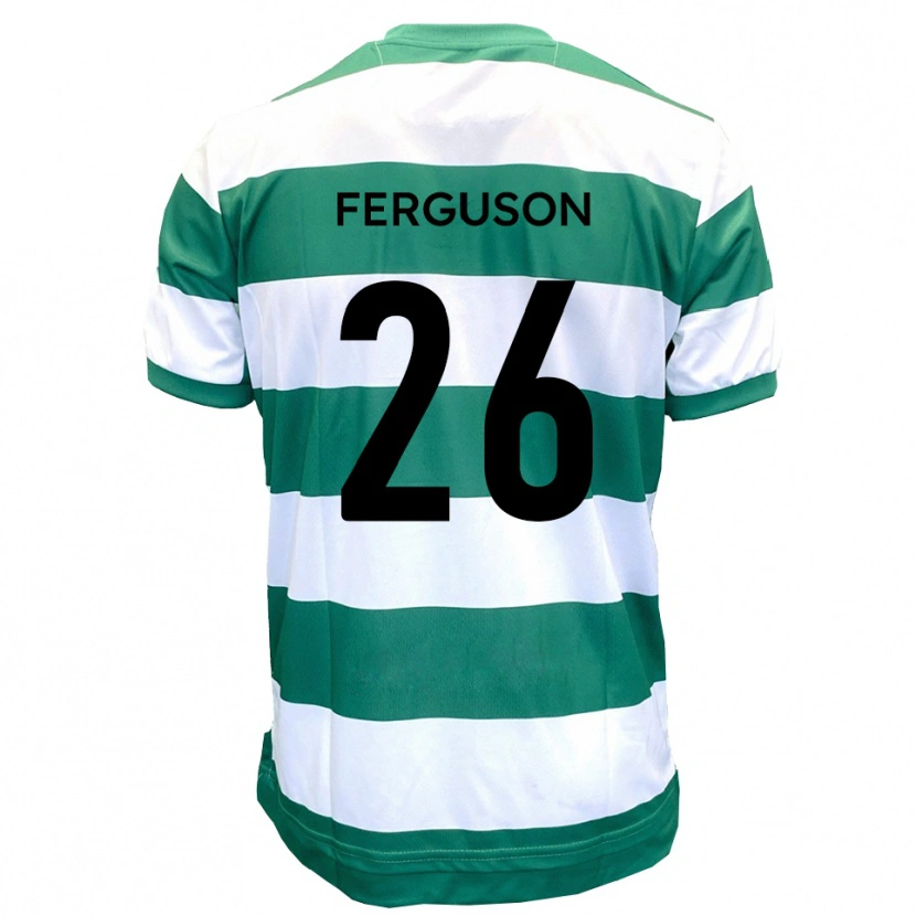 Danxen Herren Kyle Ferguson #26 Grün Weiß Heimtrikot Trikot 2025/26 T-Shirt Schweiz