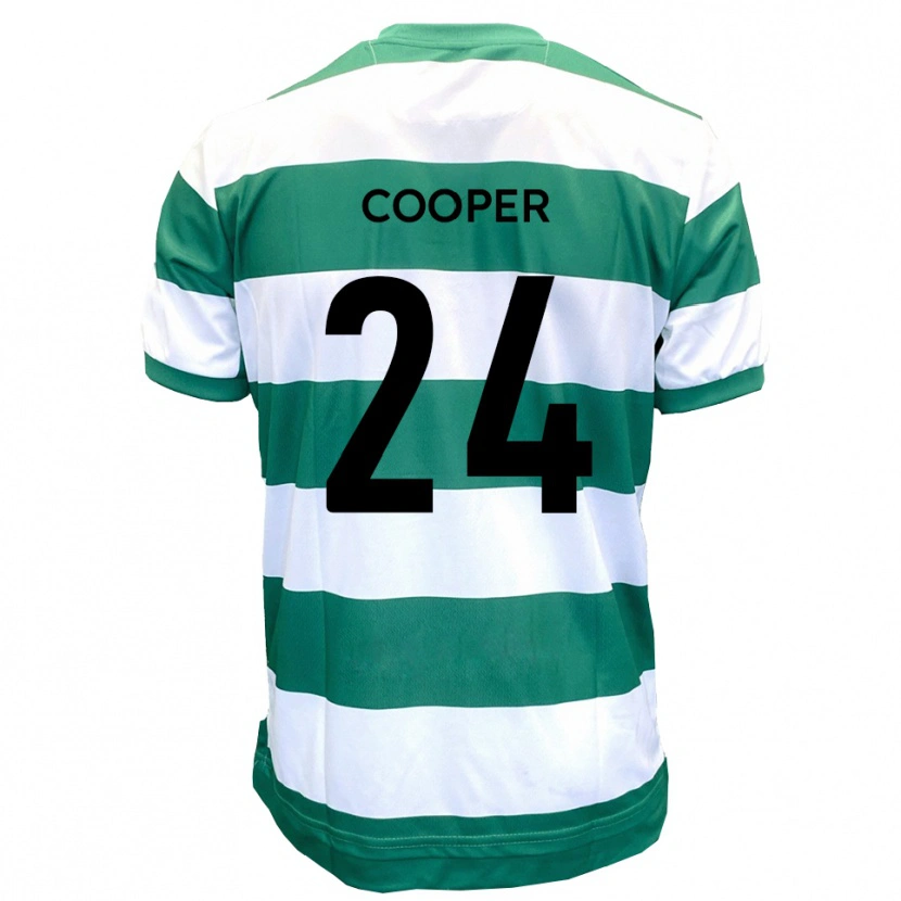 Danxen Herren Charlie Cooper #24 Grün Weiß Heimtrikot Trikot 2025/26 T-Shirt Schweiz