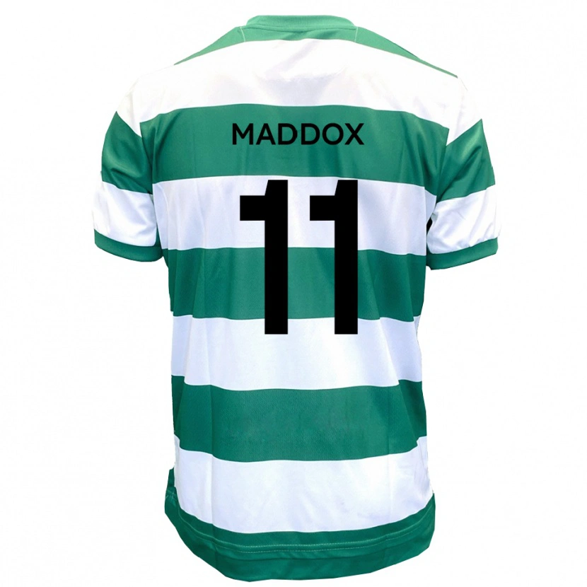 Danxen Herren Jacob Maddox #11 Grün Weiß Heimtrikot Trikot 2025/26 T-Shirt Schweiz