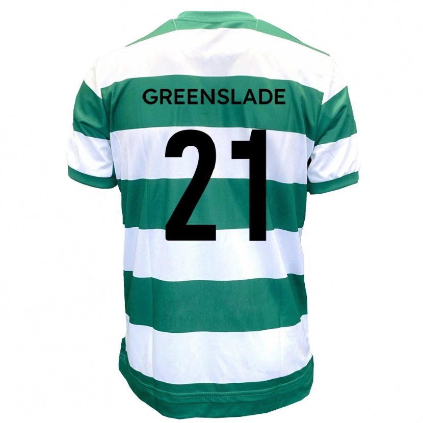 Danxen Herren Harvey Greenslade #21 Grün Weiß Heimtrikot Trikot 2025/26 T-Shirt Schweiz