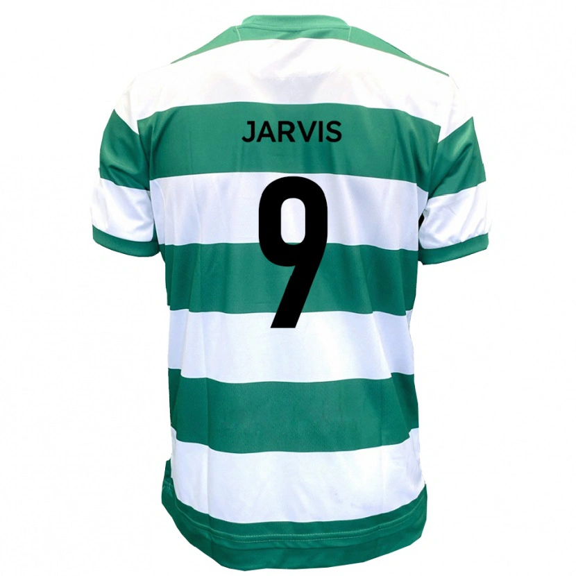 Danxen Herren Aaron Jarvis #9 Grün Weiß Heimtrikot Trikot 2025/26 T-Shirt Schweiz