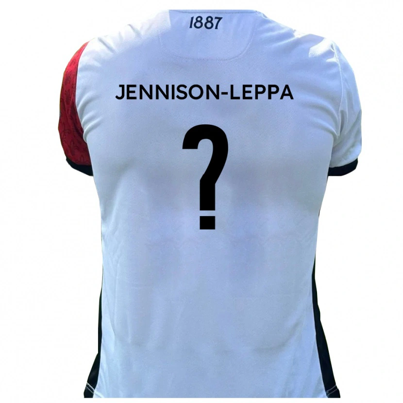 Danxen Herren Joel Jennison-Leppa #0 Rot Weiß Heimtrikot Trikot 2025/26 T-Shirt Schweiz