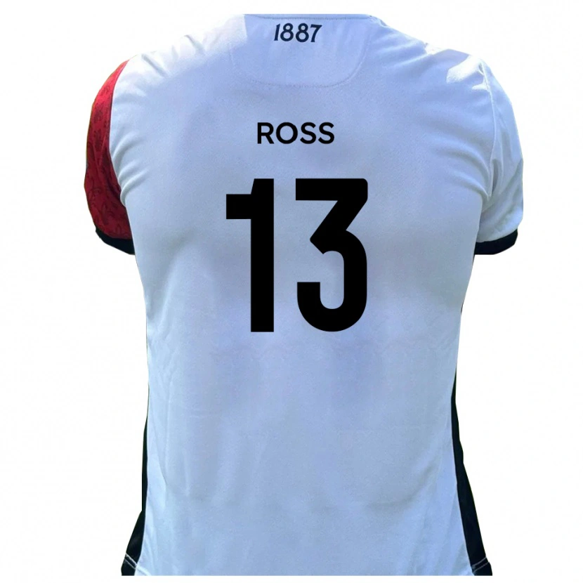 Danxen Herren Craig Ross #13 Rot Weiß Heimtrikot Trikot 2025/26 T-Shirt Schweiz