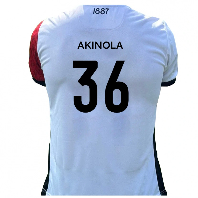Danxen Herren Tim Akinola #36 Rot Weiß Heimtrikot Trikot 2025/26 T-Shirt Schweiz