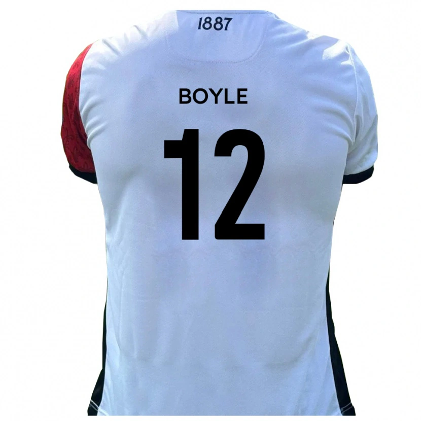 Danxen Herren Louie Boyle #12 Rot Weiß Heimtrikot Trikot 2025/26 T-Shirt Schweiz
