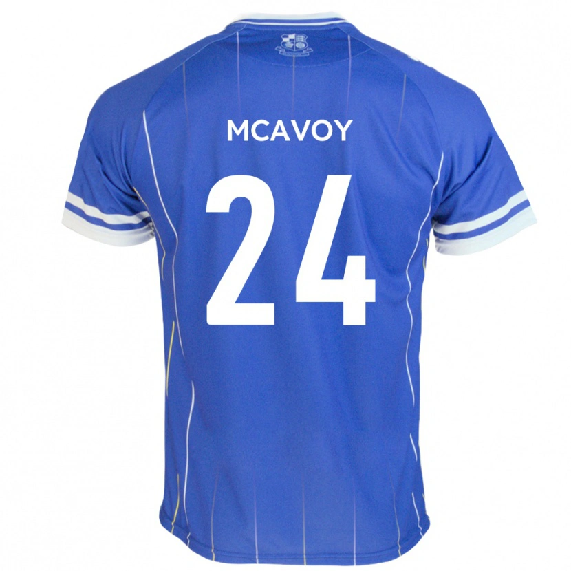 Danxen Herren Connor Mcavoy #24 Königsblau Heimtrikot Trikot 2025/26 T-Shirt Schweiz