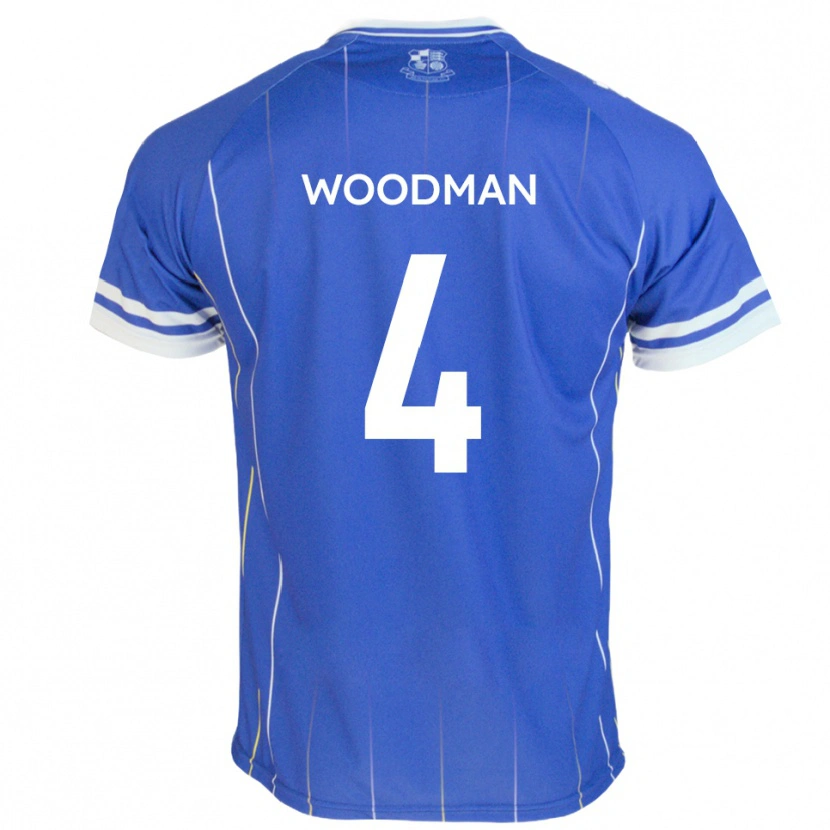 Danxen Herren Deon Woodman #4 Königsblau Heimtrikot Trikot 2025/26 T-Shirt Schweiz