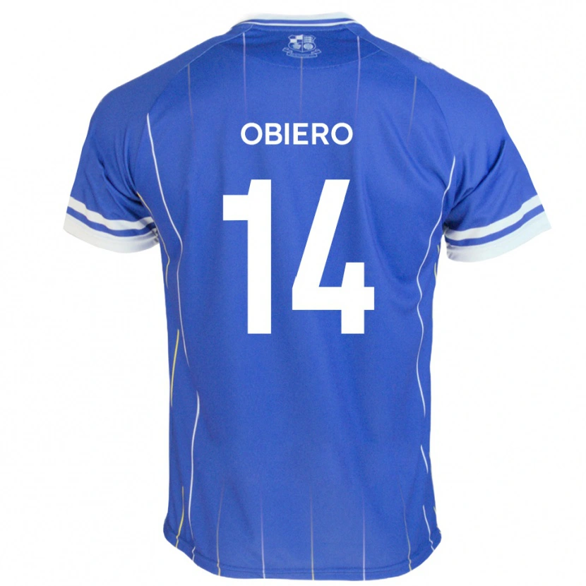Danxen Herren Micah Obiero #14 Königsblau Heimtrikot Trikot 2025/26 T-Shirt Schweiz