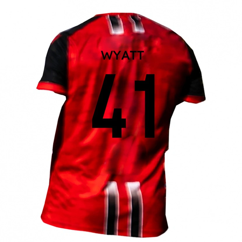 Danxen Herren Reuben Wyatt #41 Rot Schwarz Heimtrikot Trikot 2025/26 T-Shirt Schweiz