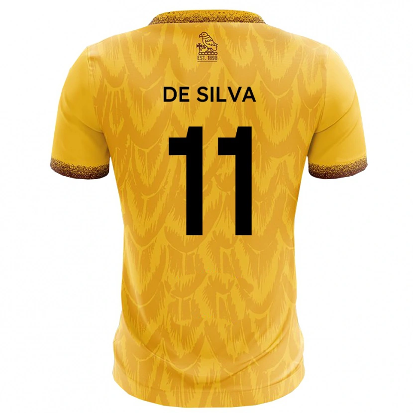 Danxen Herren Dillon De Silva #11 Gelb Braun Heimtrikot Trikot 2025/26 T-Shirt Schweiz