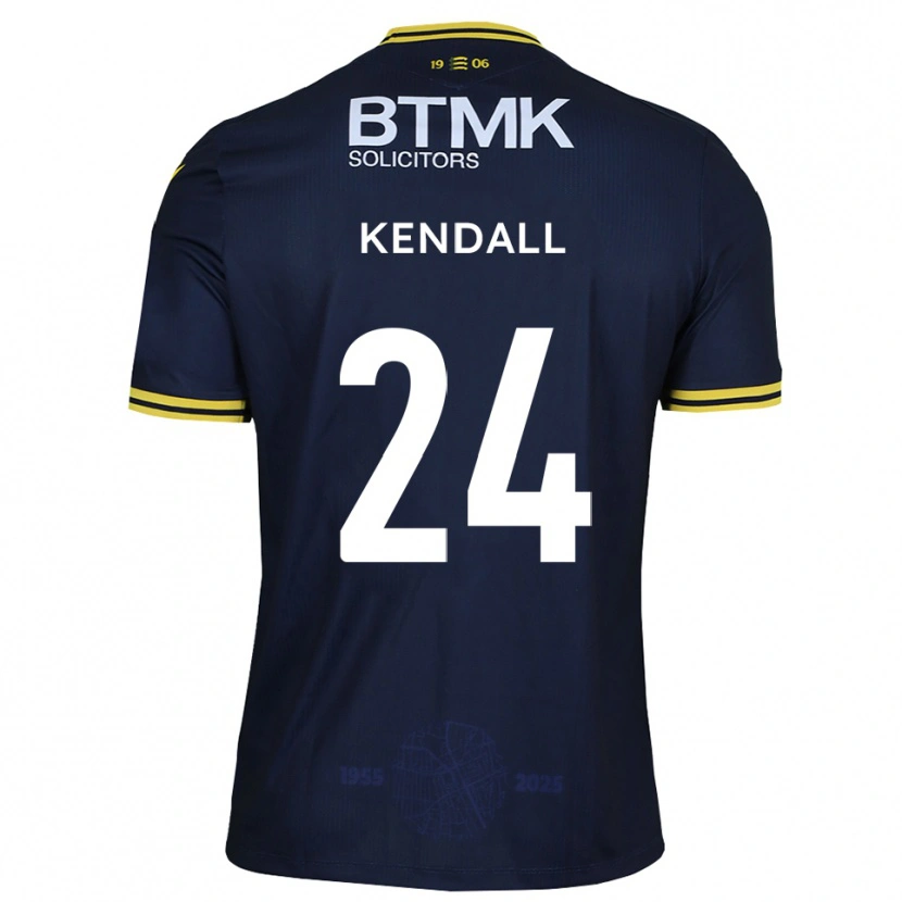 Danxen Herren Charley Kendall #24 Marine Gelb Heimtrikot Trikot 2025/26 T-Shirt Schweiz