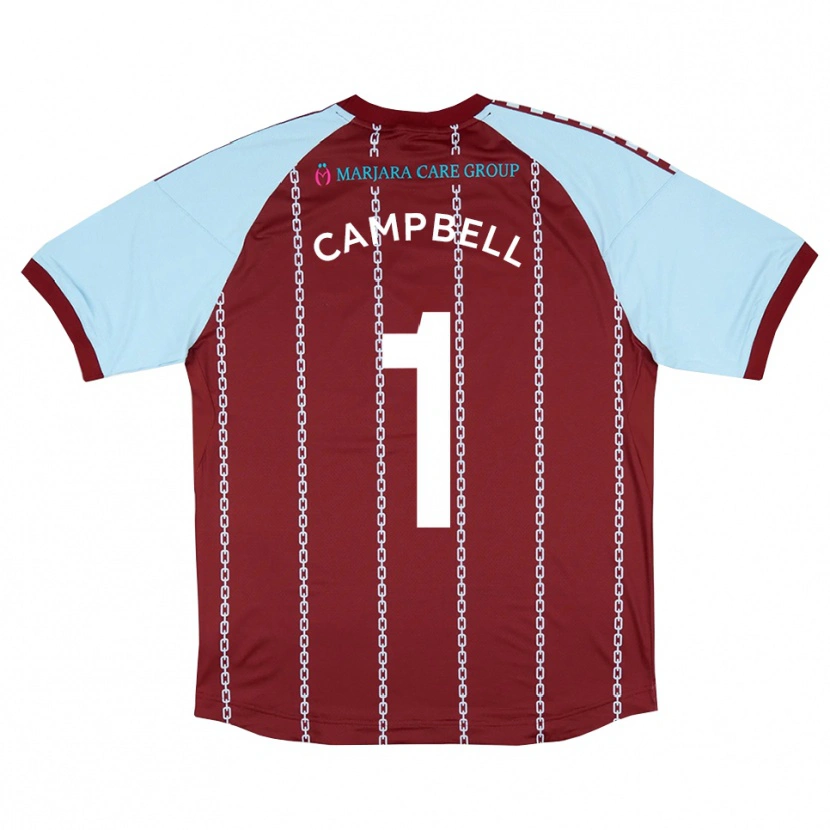 Danxen Herren Maison Campbell #1 Himmelblau Rostrot Heimtrikot Trikot 2025/26 T-Shirt Schweiz