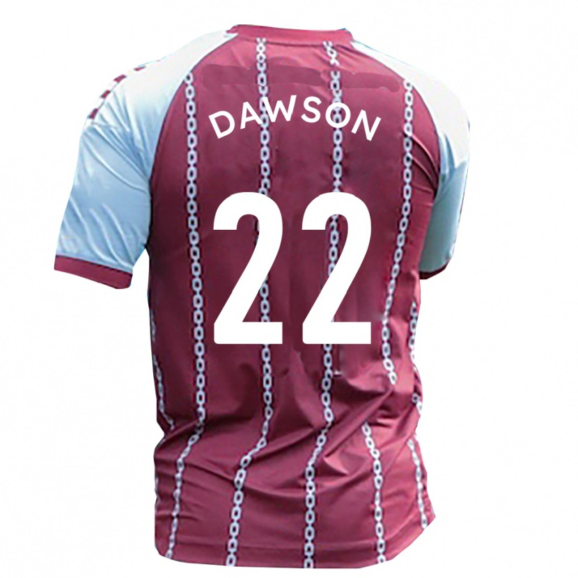 Danxen Herren Joey Dawson #22 Himmelblau Rostrot Heimtrikot Trikot 2025/26 T-Shirt Schweiz