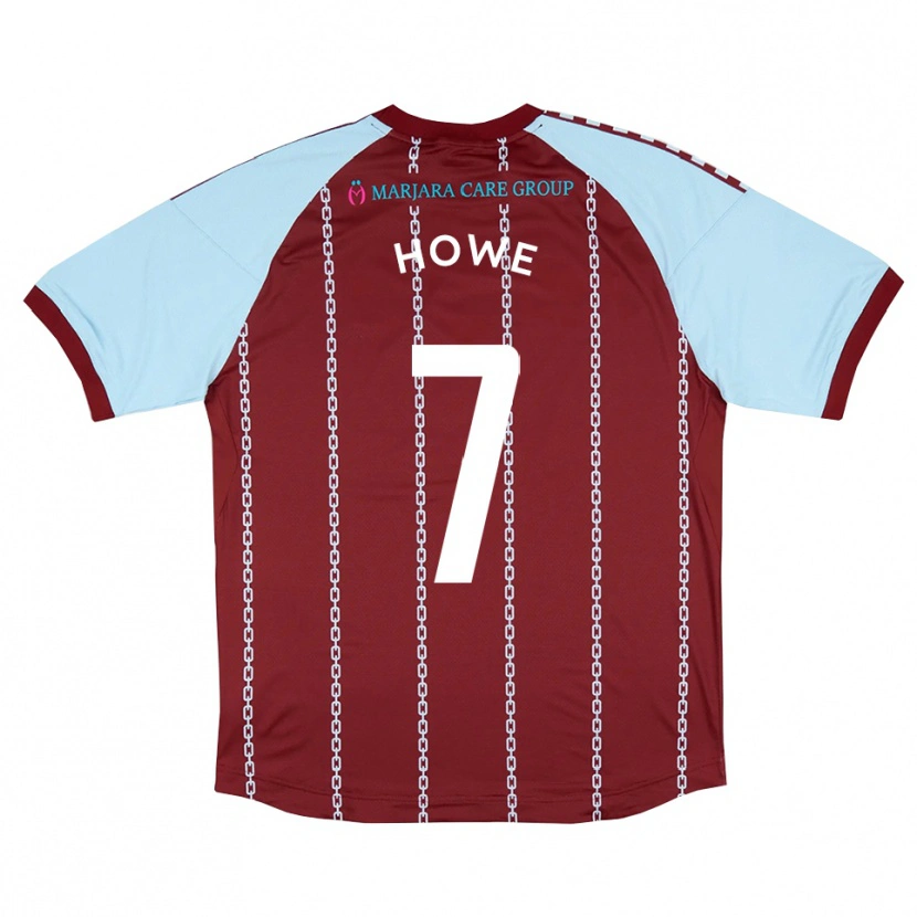 Danxen Herren Declan Howe #7 Himmelblau Rostrot Heimtrikot Trikot 2025/26 T-Shirt Schweiz
