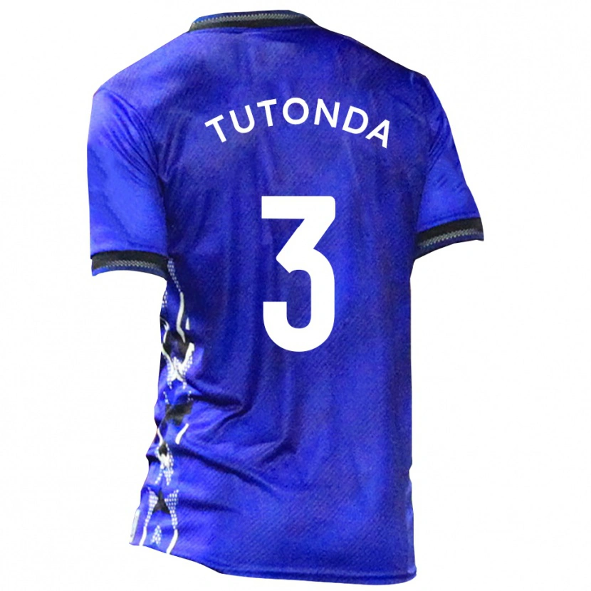 Danxen Herren David Tutonda #3 Blau Weiß Heimtrikot Trikot 2025/26 T-Shirt Schweiz