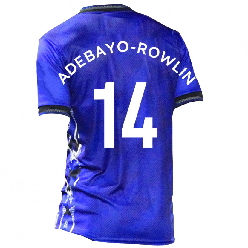 Danxen Herren Tobi Adebayo-Rowling #14 Blau Weiß Heimtrikot Trikot 2025/26 T-Shirt Schweiz