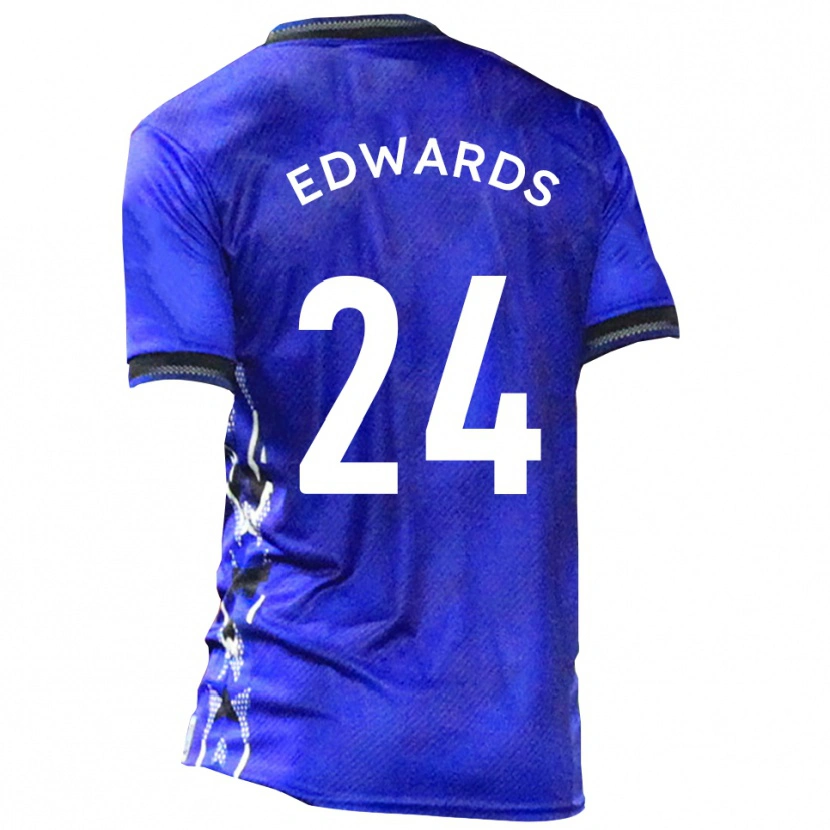 Danxen Herren Corey Edwards #24 Blau Weiß Heimtrikot Trikot 2025/26 T-Shirt Schweiz