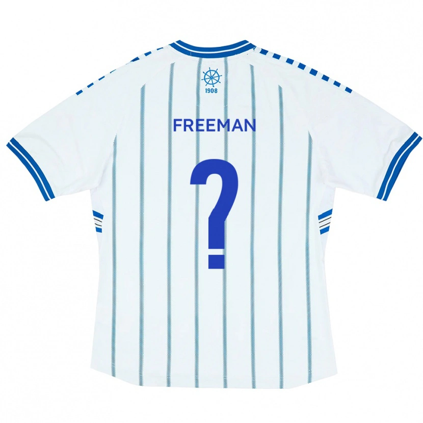 Danxen Herren Aby Freeman #0 Weiß Blau Heimtrikot Trikot 2025/26 T-Shirt Schweiz