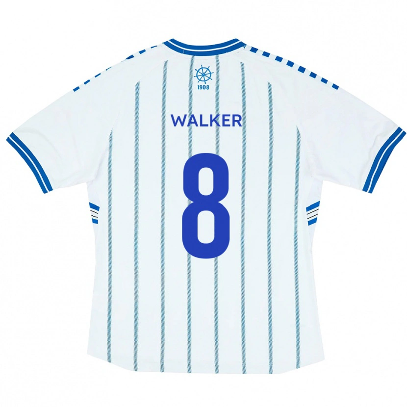 Danxen Herren Brad Walker #8 Weiß Blau Heimtrikot Trikot 2025/26 T-Shirt Schweiz