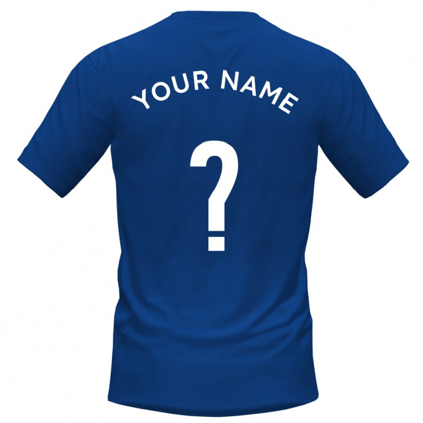 Danxen Herren Ihren Namen #0 Blau Weiß Heimtrikot Trikot 2025/26 T-Shirt Schweiz