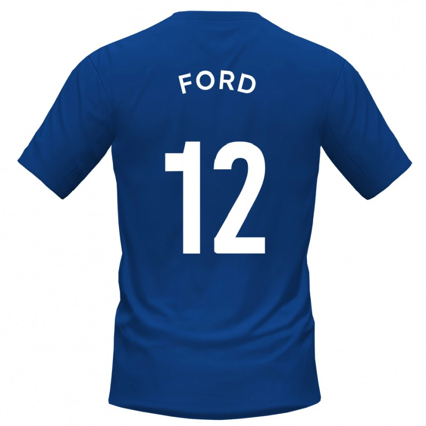 Danxen Herren Nathaniel Ford #12 Blau Weiß Heimtrikot Trikot 2025/26 T-Shirt Schweiz
