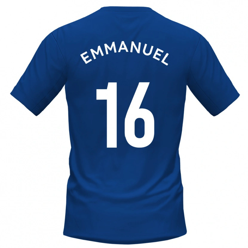 Danxen Herren Josh Emmanuel #16 Blau Weiß Heimtrikot Trikot 2025/26 T-Shirt Schweiz