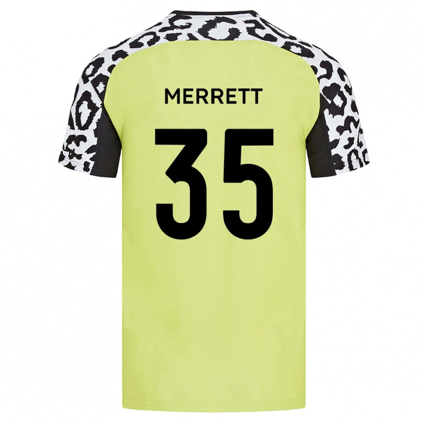Danxen Herren William Merrett #35 Fluoreszierendes Gelb Heimtrikot Trikot 2025/26 T-Shirt Schweiz