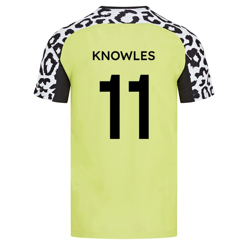 Danxen Herren Tom Knowles #11 Fluoreszierendes Gelb Heimtrikot Trikot 2025/26 T-Shirt Schweiz