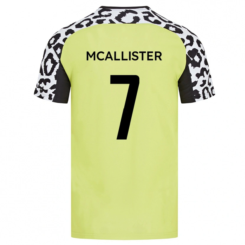 Danxen Herren Kyle Mcallister #7 Fluoreszierendes Gelb Heimtrikot Trikot 2025/26 T-Shirt Schweiz