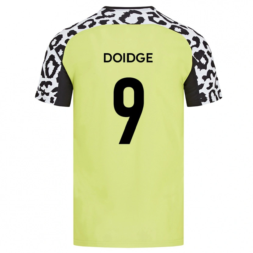 Danxen Herren Christian Doidge #9 Fluoreszierendes Gelb Heimtrikot Trikot 2025/26 T-Shirt Schweiz