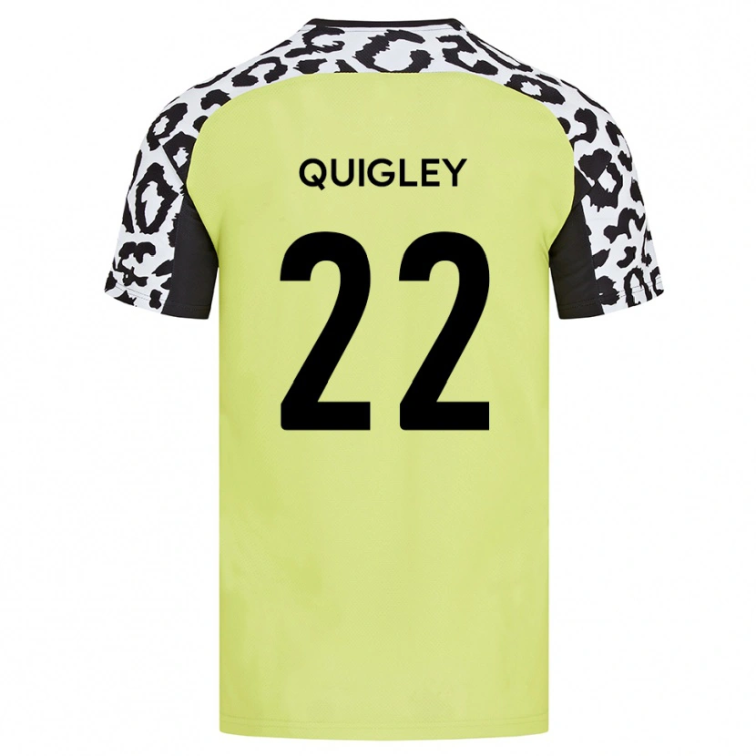 Danxen Herren Joe Quigley #22 Fluoreszierendes Gelb Heimtrikot Trikot 2025/26 T-Shirt Schweiz