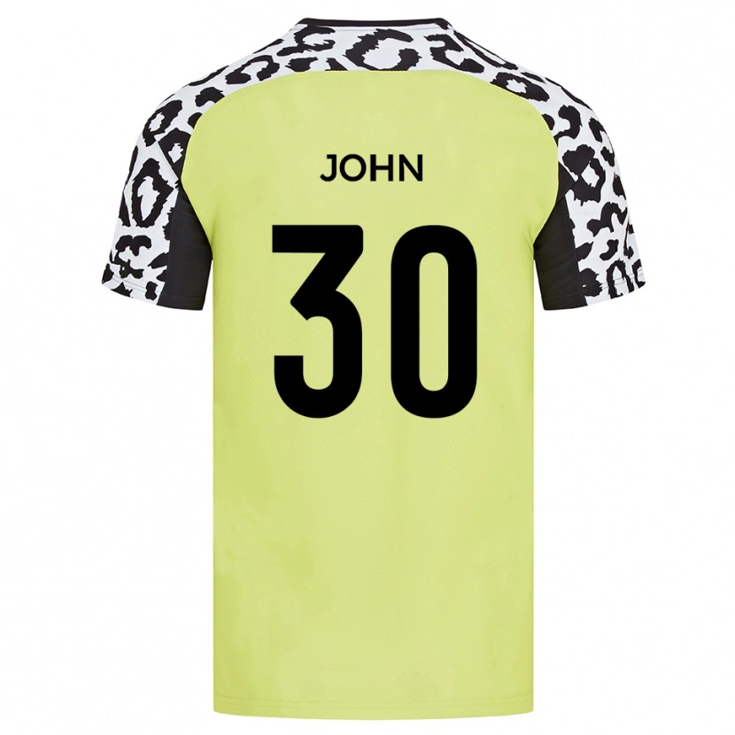 Danxen Herren Dylan John #30 Fluoreszierendes Gelb Heimtrikot Trikot 2025/26 T-Shirt Schweiz