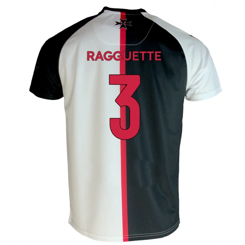 Danxen Herren Jordan Ragguette #3 Weiß Schwarz Heimtrikot Trikot 2025/26 T-Shirt Schweiz