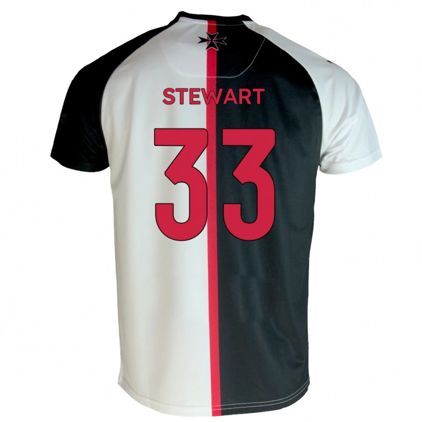 Danxen Herren Noah Stewart #33 Weiß Schwarz Heimtrikot Trikot 2025/26 T-Shirt Schweiz