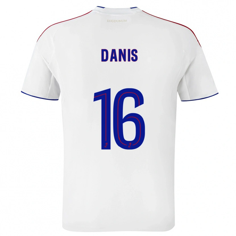 Danxen Herren Adrien Danis #16 Weiß Rot Heimtrikot Trikot 2025/26 T-Shirt Schweiz