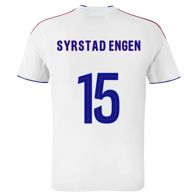 Danxen Herren Ingrid Syrstad Engen #15 Weiß Rot Heimtrikot Trikot 2025/26 T-Shirt Schweiz