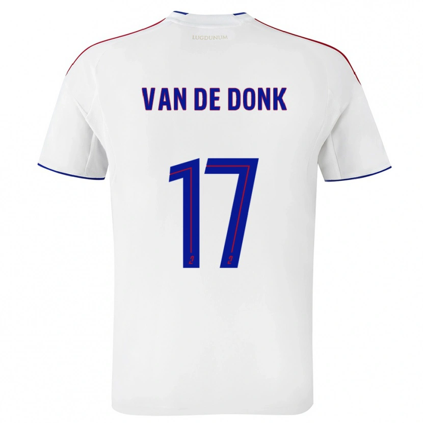 Danxen Herren Danielle Van De Donk #17 Weiß Rot Heimtrikot Trikot 2025/26 T-Shirt Schweiz